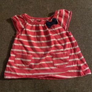 3month pink and white dress blouse